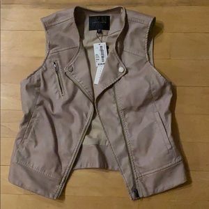 Sanctuary Faux Leather Vest